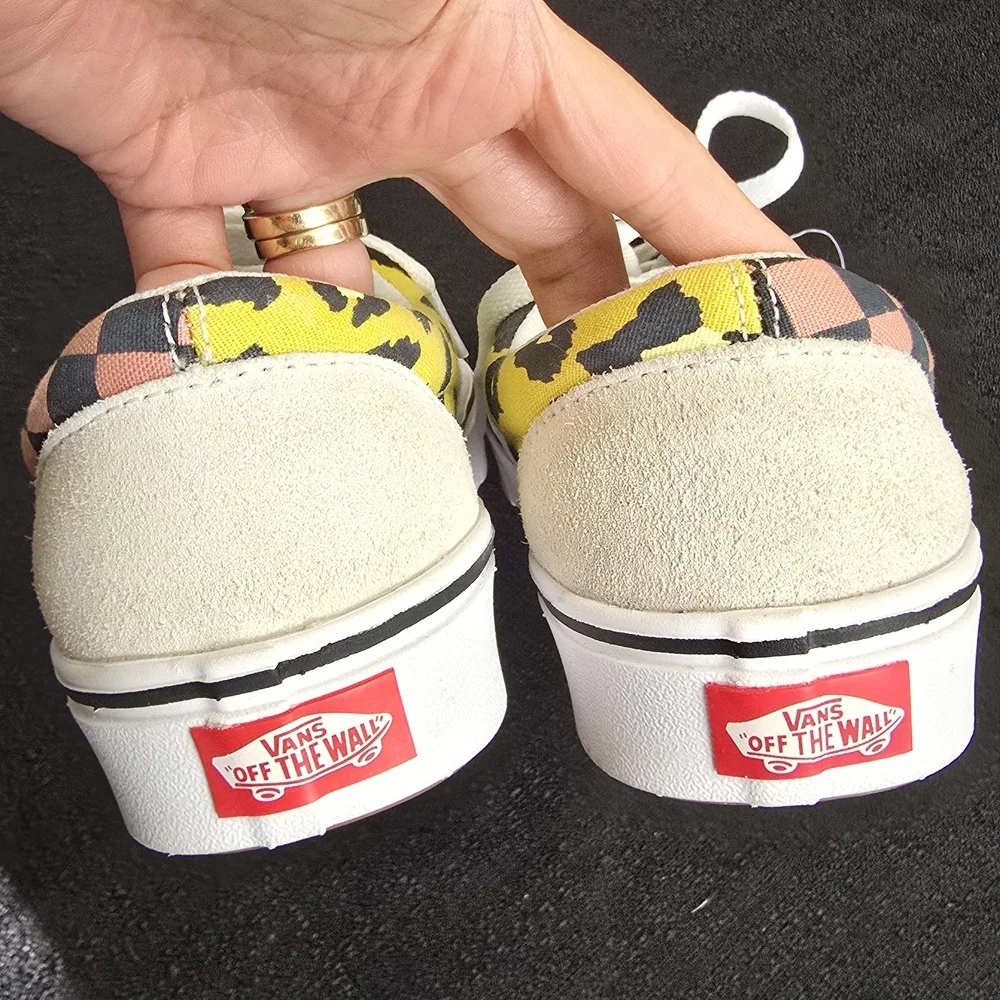 Vans Unisex Multicolor Sneakers, Women 6.5, Men 5 - Picture 6 of 10